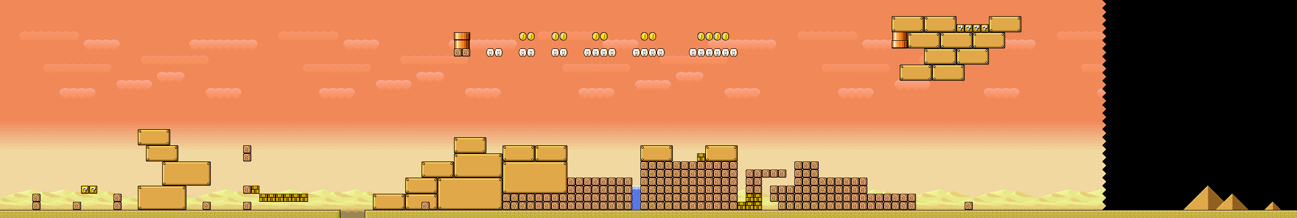 スーパーマリオブラザーズ３　ワールド2 ステージ5 エリア1