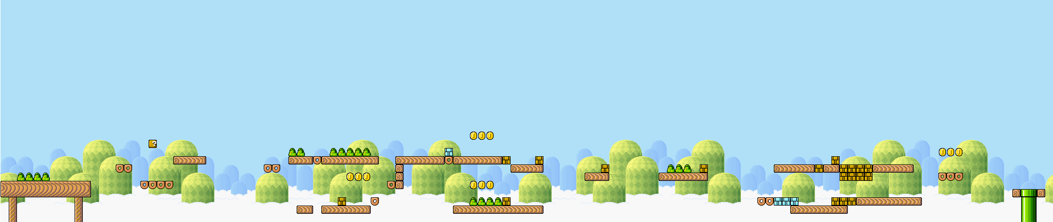 スーパーマリオブラザーズ３　ワールド3 ステージ6 エリア1