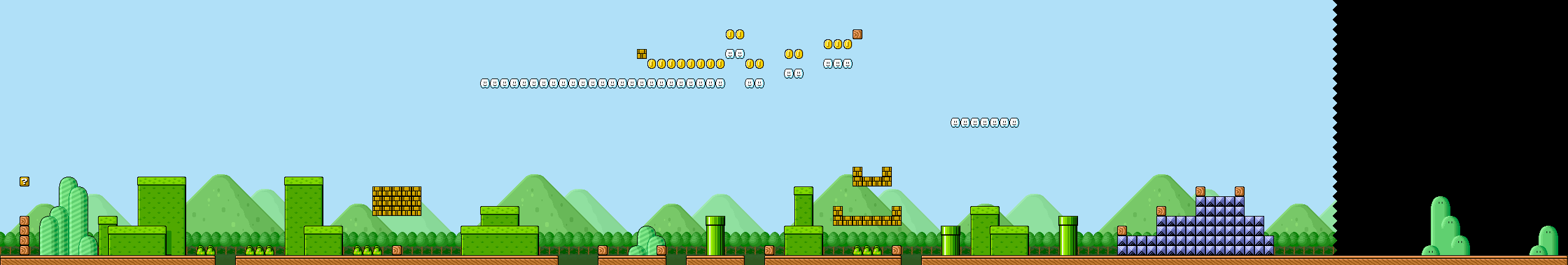 スーパーマリオブラザーズ３　ワールド3 ステージ7 エリア1