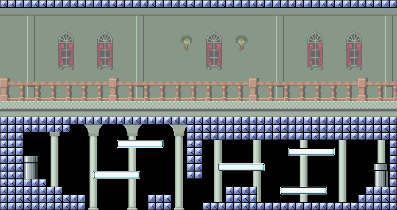 スーパーマリオブラザーズ３　ワールド3 ステージfort2 エリア3