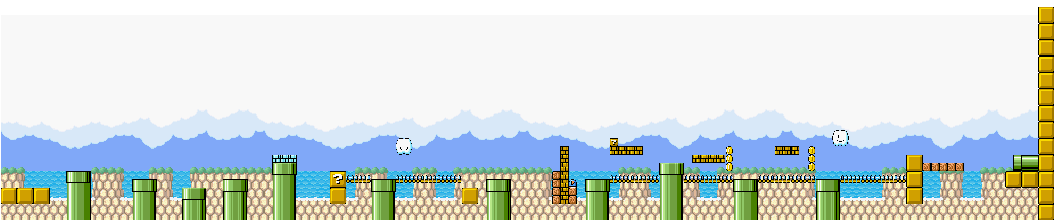 スーパーマリオブラザーズ3 ワールド4 ステージ2 エリア1