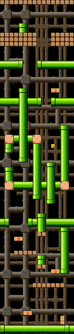 スーパーマリオブラザーズ３　ワールド4 ステージfort2 エリア2