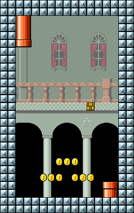 スーパーマリオブラザーズ３　ワールド4 ステージfort2 エリア3