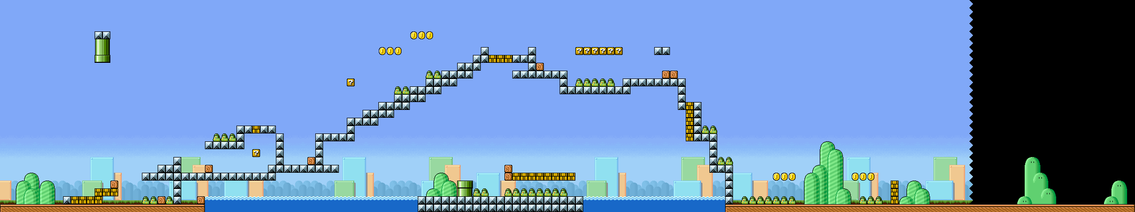 スーパーマリオブラザーズ３　ワールド5 ステージ1 エリア1