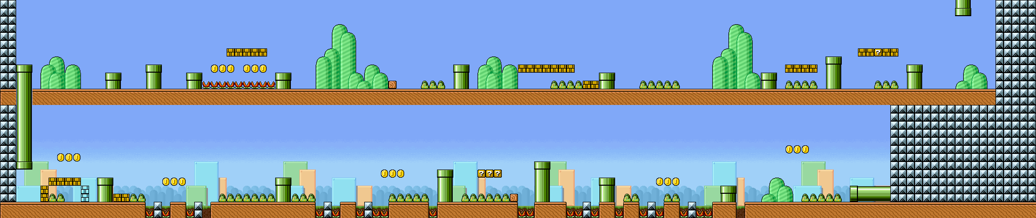 スーパーマリオブラザーズ３　ワールド5 ステージ3 エリア2
